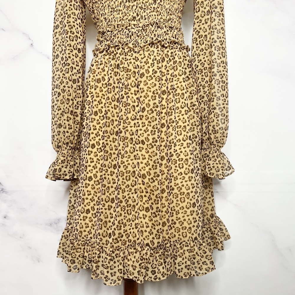 Rachel Parcell Leopard Print Smocked Dress - Picture 14 of 16